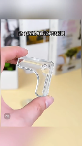 Bộ 4 cái rõ ràng bé chống cạnh bảo vệ cho bảng tủ tính năng chống sốc thiết kế với kết cấu