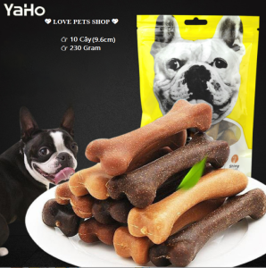 Xương gặm cho Chó sạch răng trộn vị thương hiệu Yaho & My Dog - Love Pets Shop