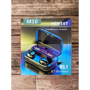 M10 plus powerbank 3500mAh Earphone Headset Wireless Bluetooth Full Bass Stereo 3500mah Power Bank