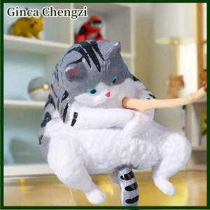 Ginca 1 5 cái mới bể cá cá mèo treo mini trang trí cảnh quan sáng tạo Bể cá bể cá trang trí bức tượng nhỏ