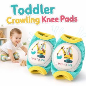 NNIWEEI Adjustable Toddler Crawling Knee Pads Breathable Cushioned Infant Fall Protection Pads Practical Soft Baby Knee Elbow Guards Crawling