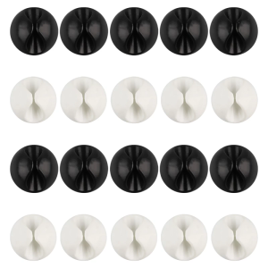 10Pack Adhesive Cable Clips Holders For Efficient Cord Management Suitable For Office Desks Home Entertainment Centers