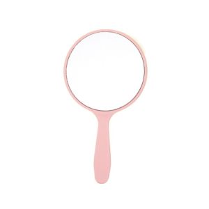 GAVINMK DIY Makeup Mirror Handheld Small Portable Mirror Creative Anti-fall Round Handheld Mirror Women