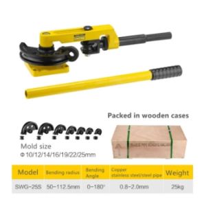 Stock SWG-1 13mm-34mm manual hydraulic pipe bender Steel pipe Bender Iron pipe bender "U" type tool
