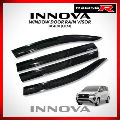 Toyota Innova 2016 to 2026 OEM / INJECTION Window Door Rain Visor Car Accessories