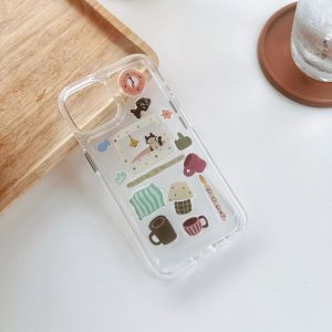 เคสใสอะคริลิค 14Promax เคสเเถมสติกเกอร์นูน สำหรับไอโฟน รุ่น 11 7Plus XR 12 Pro Max Xs max 13 13promax 14 Pro max 16 Pro max