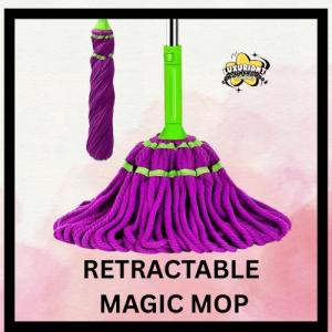 RETRACTABLE MAGIC MOP spin mop lazy mop absorbent dust Floor cleaning tools