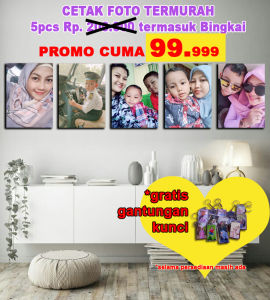 5Pcs Cetak Foto & Bingkai