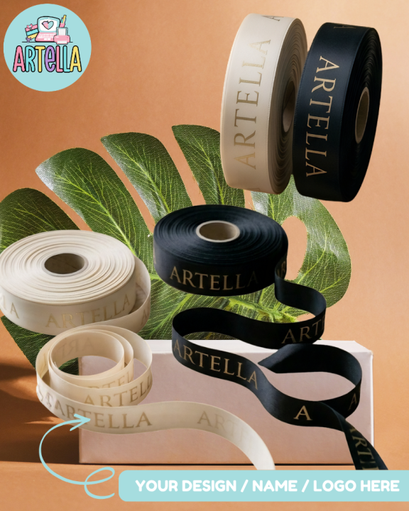 PERSONALIZED PREMIUM SATIN RIBBONS 50 YARDS | Lazada Philippines