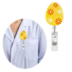 Reels Holder Retractable Holder with Alligator Clip for Nurse Funny Nursing Doctor Teacher Holder