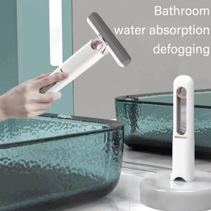 Portable Mini Mop with Squeeze Sponge Mop Spray Spin Glass Window Bathroom Household Floor Clean Rapid Water Absorption