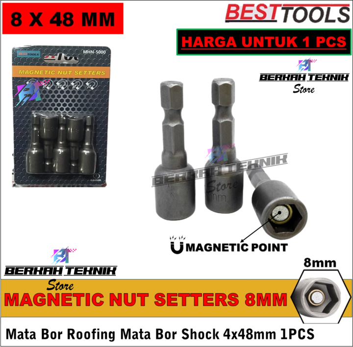 Mata Baut Roofing Mata Bor Sok Obeng Baut Baja Ringan 4x48mm Lazada