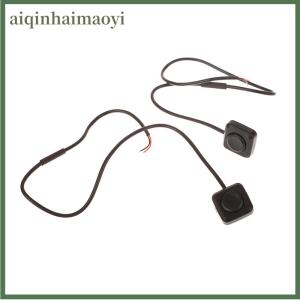aiqinhaimaoyi 1Pc Momentary Push Button On Off Switch Black Plastic 12V 24V Car Alarm Button DIY Flashlight Surface Mount Mini Button Switch