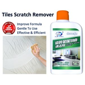 [SG SELLER]250ml High Quality Tile Scratch Remover Mosaic Cleaner Bathtub Renew Porcelain Polish Cream Mosaic Scratch Remover