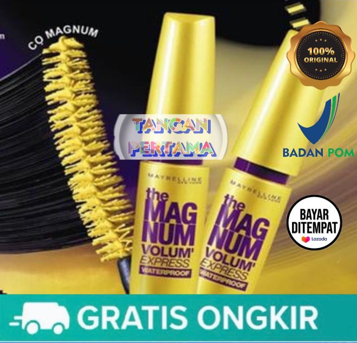 MASCARA MAYBELLINE MAGNUM KUNING / MASKARA MAYBELINE MAGNUM VOLUM