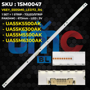 Backlight TV Samsung 55 Inch UA55K5500 UA55M5500 UA55K6300 UA55M6300 V6EY-550SM0-LED72-R4