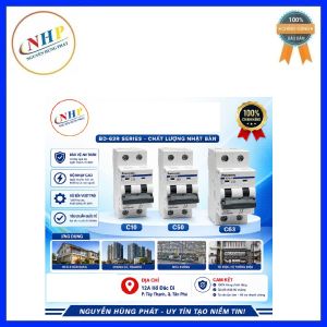 Cầu dao 2 tép MCB 2P 10A 16A....25A 50A 63A Panasonic BBD2162CNV/BBD2322CNV/BBD2632CNV