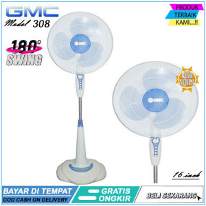 Kipas Angin Murah Berkualitas Angin Kencang Berdiri Stand Fan GMC 16 Inch GMC 308