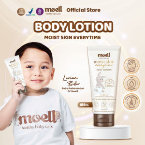 Moell Body Lotion Bayi 185 Ml / Pelembab Kulit Bayi / Moist Skin Everytime