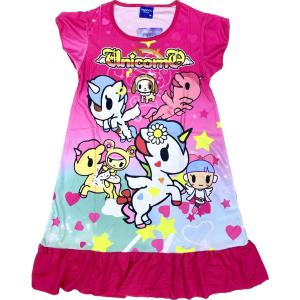 Happy Baby & Kids Character/Unicorn Long Dress For Girls Fashion Clothing