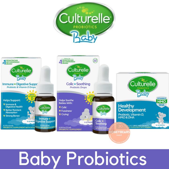 Culturelle Baby Probiotics Grow Thrive Vitamin D Drops with