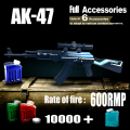 Gel blaster AK-47 toys Automatic +Manual with fun family outdoor cs games for adults. 