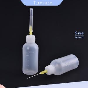 Tumato 50ml Polyethylene Needle Dispenser Dispensing Bottle for Rosin Solder Flux Paste