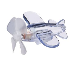 TKC28 With Traceless Adhesive Small Airplane Car Decorations Warning Effect Wind Power Generation Wind Energy Small Aircraft Decoration Cute Fashion Mini Airplane LED Light Helmet