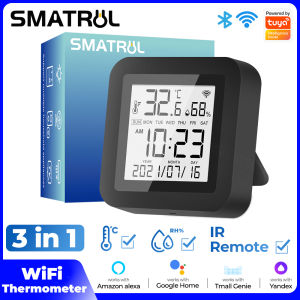 SMATRUL Mini Universal WiFi IR Remote Air Conditioner TV Smart Home Automation Universal Remote Controller Work for Alexa Google Home