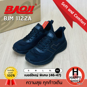 [🥇บาโอจิแท้100%🔢เบอร์พิเศษ46-47🆓ฟรี...ถุงเท้า 1 คู่] BAOJI รุ่น BJM1122A รองเท้าผ้าใบชาย รองเท้าทำงานผู้ชาย ออกกำลังกาย พื้นนุ่ม เบา สบายเท้า