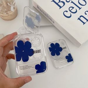 WAKE PREMIUM TRANSPARANT SOFTLENS CASE 6 IN 1/ KOTAK SOFLENS/ TEMPAT KONTAK LENSA