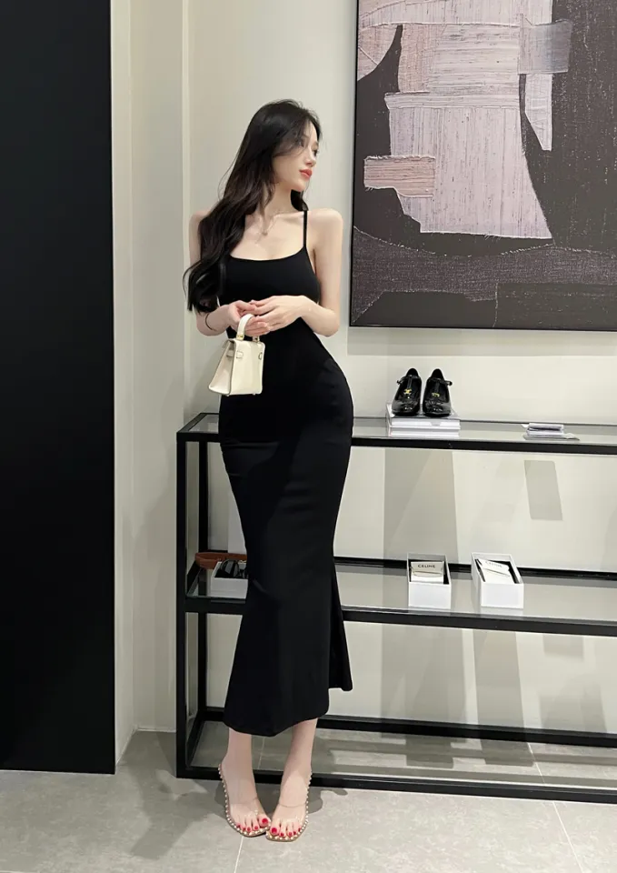 Korean brown off shoulder dress formal plus size sexy bodycon midi cocktail  dress formal elegant | Lazada