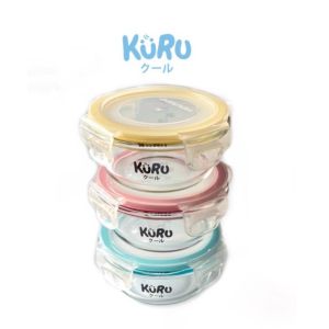 Wadah Kaca Tempat Penyimpanan Mpasi - Kuru Glass Food Container