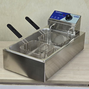 Bếp chiên nhúng ngập dầu 12L đơn Raiden RD-1112 khay inox công suất 3000W bảo hành 12 tháng