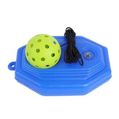 Pickleball Trainer Solo Pickleball Trainer Durable 40 Holes Practice Tool High Elasticity Rebound Ball Indoor Outdoor