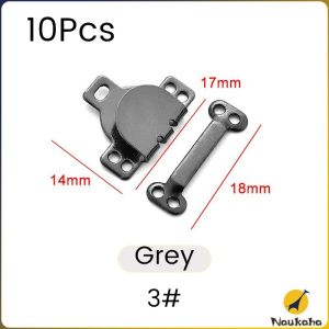 Naukaha【Ready in Stock】 Metal Invisible Trousers Hook Women Skirt Buckle Pants Suit Garment Hooks DIY Sewing Accessories