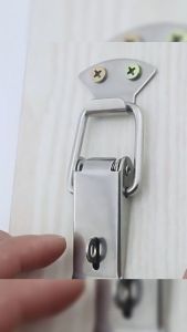 Naukaha Stainless Steel Toggle Lock Clamps Latch Handles for Boxes (With Padlock Hole) 1Pc