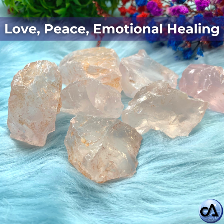 2024 Stone Rose Quartz [LOVE, PEACE AND HEALING] Natural Stones ...