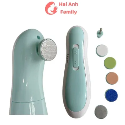 Máy mài móng tay điện đa năng cho bé tặng kèm pin AA bảo hành 6 tháng