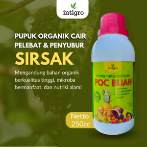 Pupuk Cepat Buah Sirsak / Pupuk Booster Sirsak / Pupuk Buah Sirsak Organik Cair Penyubur Pelebat