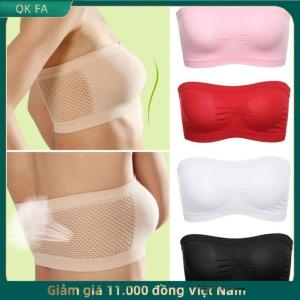 QK FA ✨ Phụ nữ ống Top đồ lót strapless thoáng khí liền mạch Stretch Áo ngực vô hình