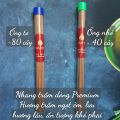 Nhang trầm hương không tăm thương hiệu Trầm Tín - 100% thiên nhiên, không chứa hóa chất, mùi hương dịu ngọt, nhẹ nhàng. 