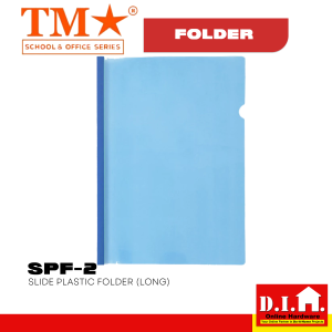 Do It Home TM SPF-2 Slide Plastic Folder Long Size Durable Report Presentation Cover