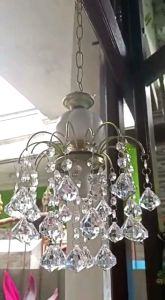 Lampu hias kristal cemot/ Lampu gantung modern / Lampu gantung hias kristal / Lampu kristal / Lampu hias bandung / Lampu hias kamar / Lampu hias gantung diamon / Lampu hias cantik / lampu dekorasi rumah /lampu hias kamar tidur / lampu hias gantung mini