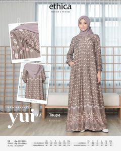 YUI 09 DRESS MUSIM ETHICA PREMIUM TERBARU KEKINIAN COCOK UNTUK OUTFIT KONDANGAN DAILY & KULIAH.