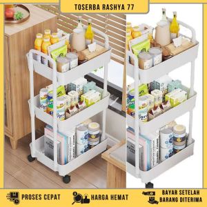 COD SEVENTYTWO Rak Organizer Kosmetik cup 3 susun stationary Serbaguna Multifungsi / Rak Organizer Alat Tulis Aesthetic / Tempat Bumbu Rak susun Serbaguna / Rak Kosmetik Penyimpanan Organizer Storage Rack Tray 3 Layer