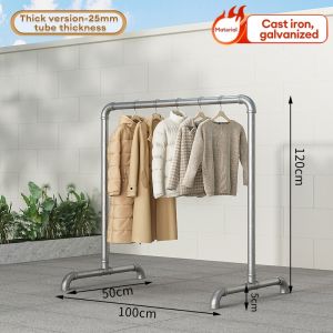 Stainless Steel Cloth Drying  Rack | Indoor & Outdoor | Clothes Drying Rack | Household Pipe Clothes Drying Pole | Rak pengeringan