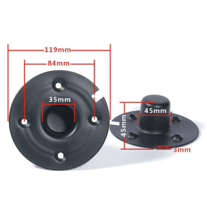 Metal Stand Speaker Base Iron Lower Sound Seats for Professional Stage Sound Enhanceds Durability