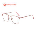 MetroSunnies Max Specs / Anti Radiation Glasses for Women and Men / Eyeglasses Replaceable Lens / Blue Light Eyewear / Metal Optical Frame. 