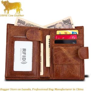 Royal Bagger Thời Trang Da Bò Chính Hãng RFID Ví Ngắn Ví Cầm Tay Ví Cho Nam Nam Doanh Nghiệp Thẻ Túi Kẹp Nam Giản Dị Dung Lượng Cao Đa Năng Túi Đựng Túi Ví Nhiều Thẻ Vị Trí